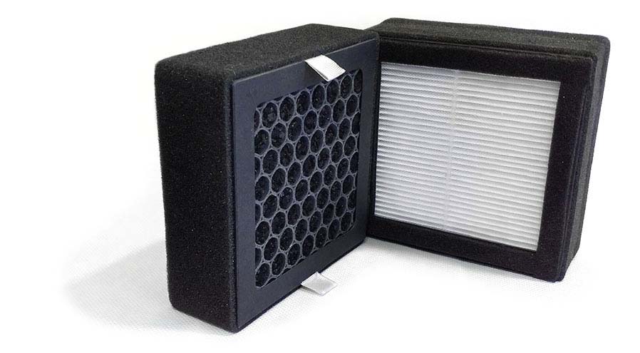 P3D Filter both side HEPA H13 and activated carbon