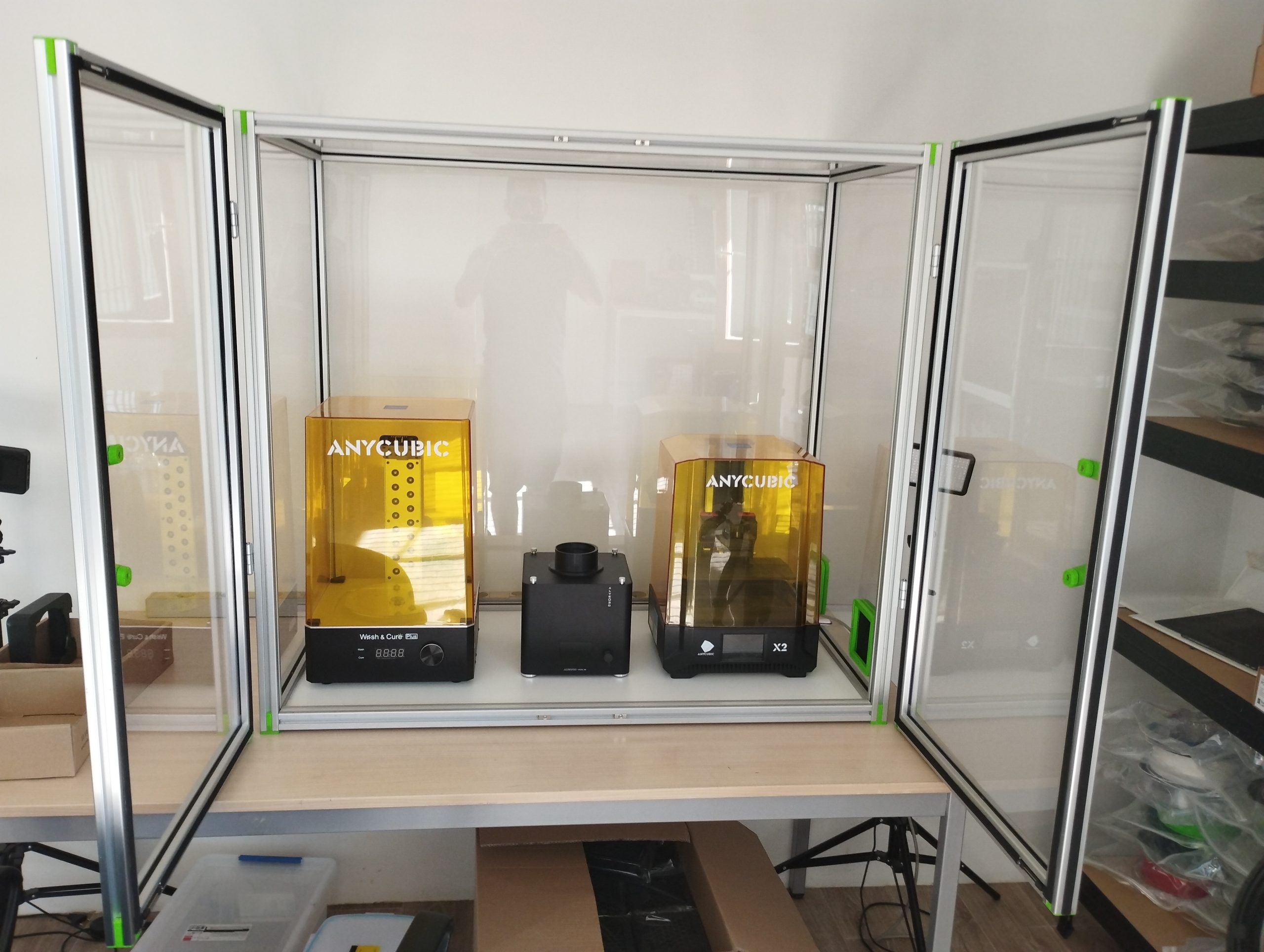Alveo3D enclosure for 3D resin printer