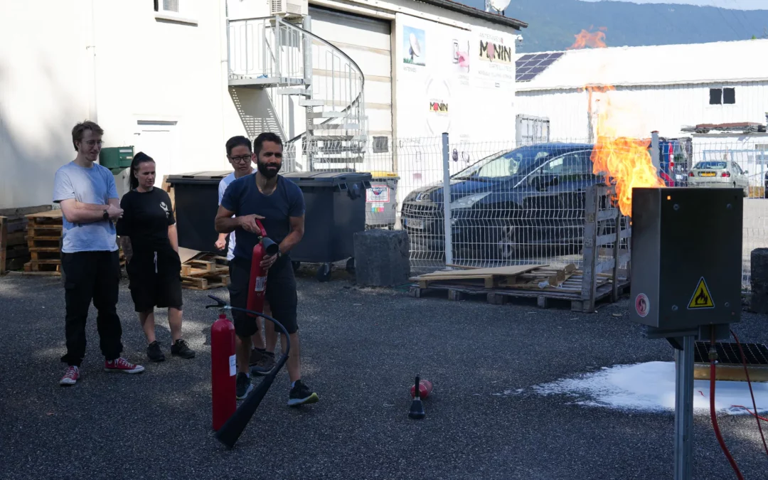 Formation à la sécurité incendie chez Alveo3D